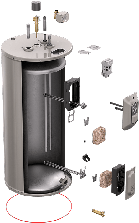 Water Heater Interior View