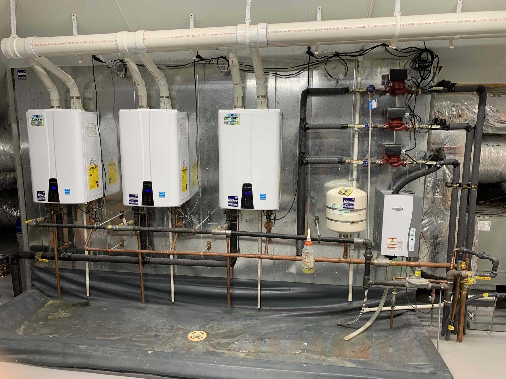 3 Tankless Gas Water Heaters