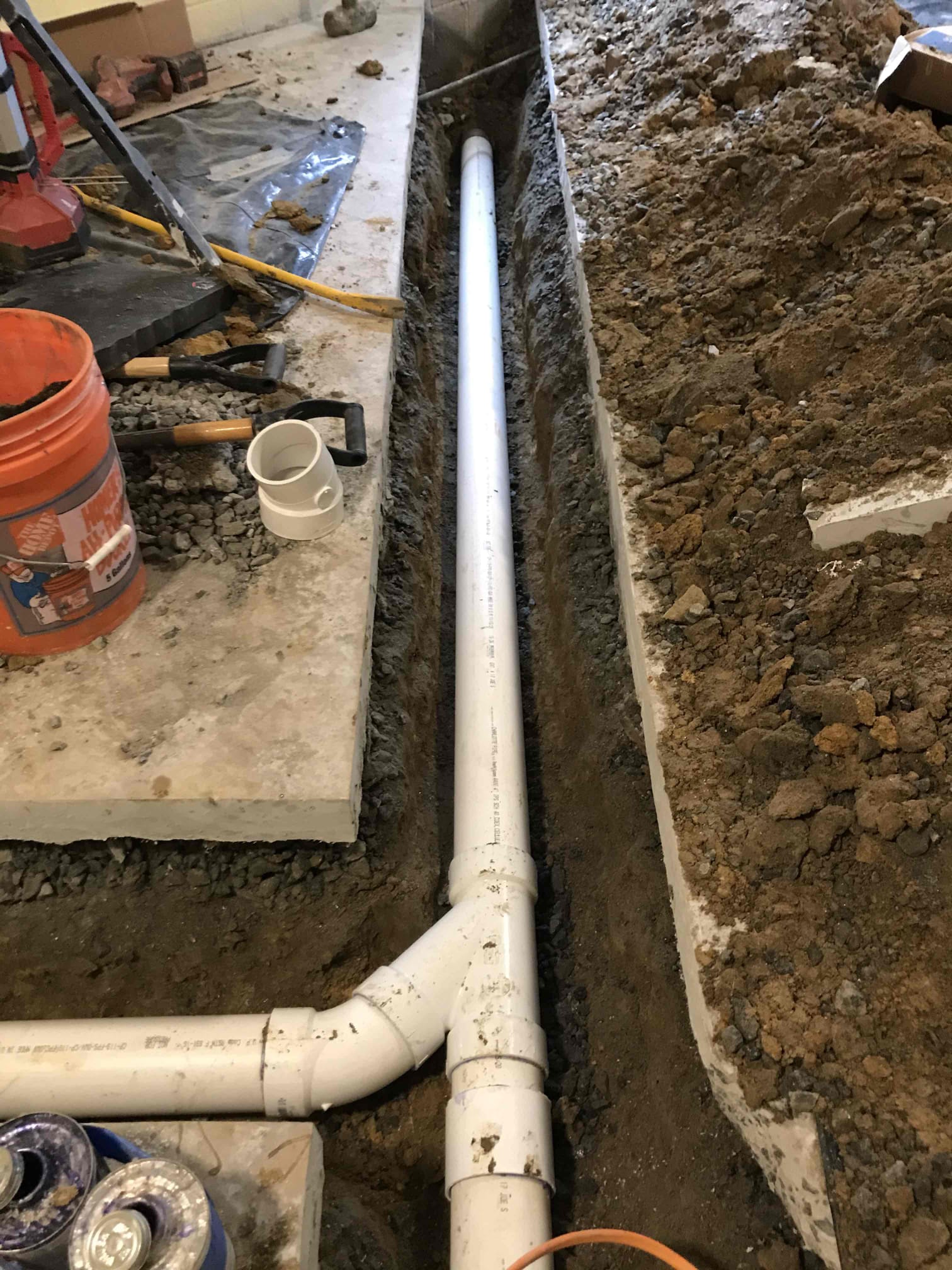 Slab Home Sewer Re-pipe