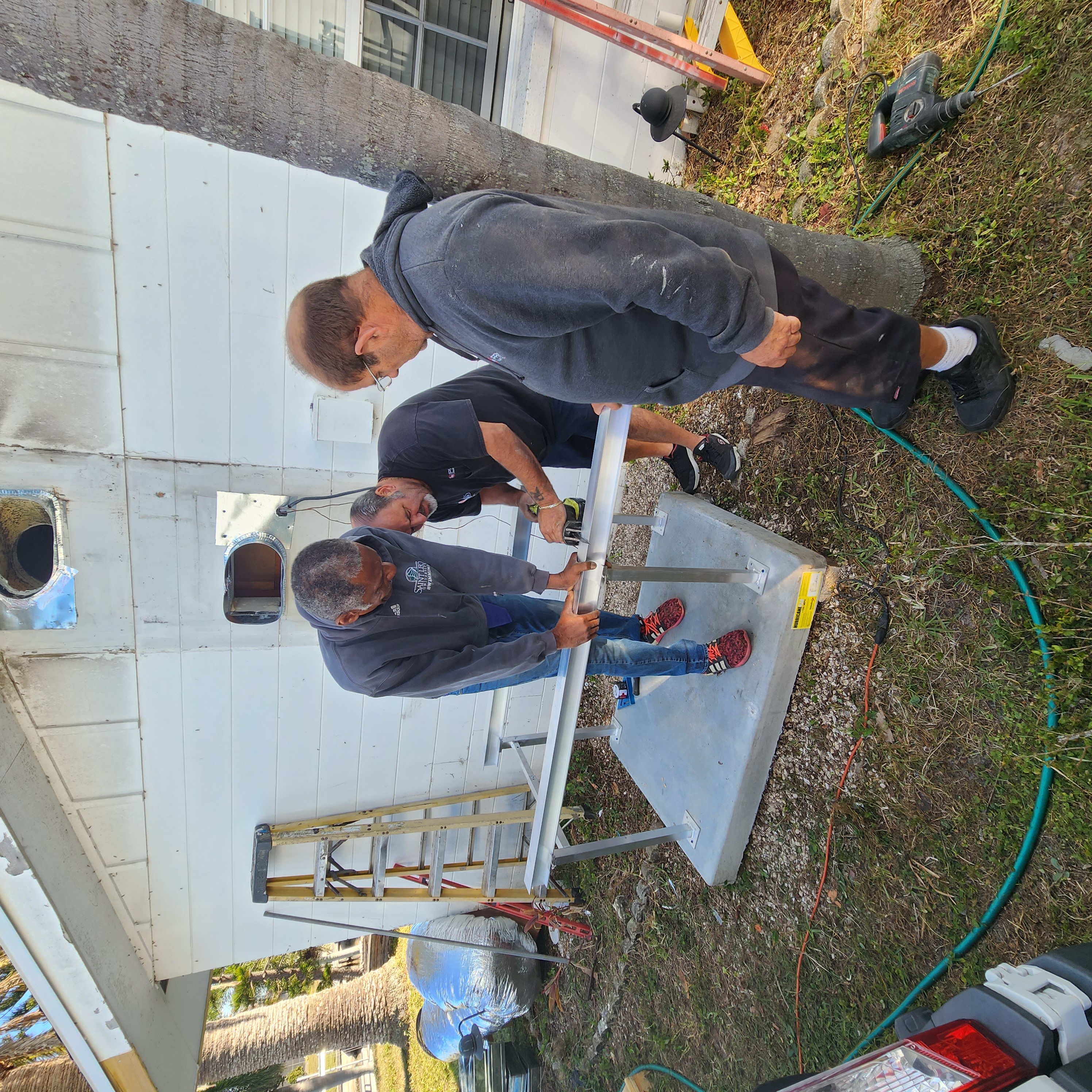 Our team hard at work!