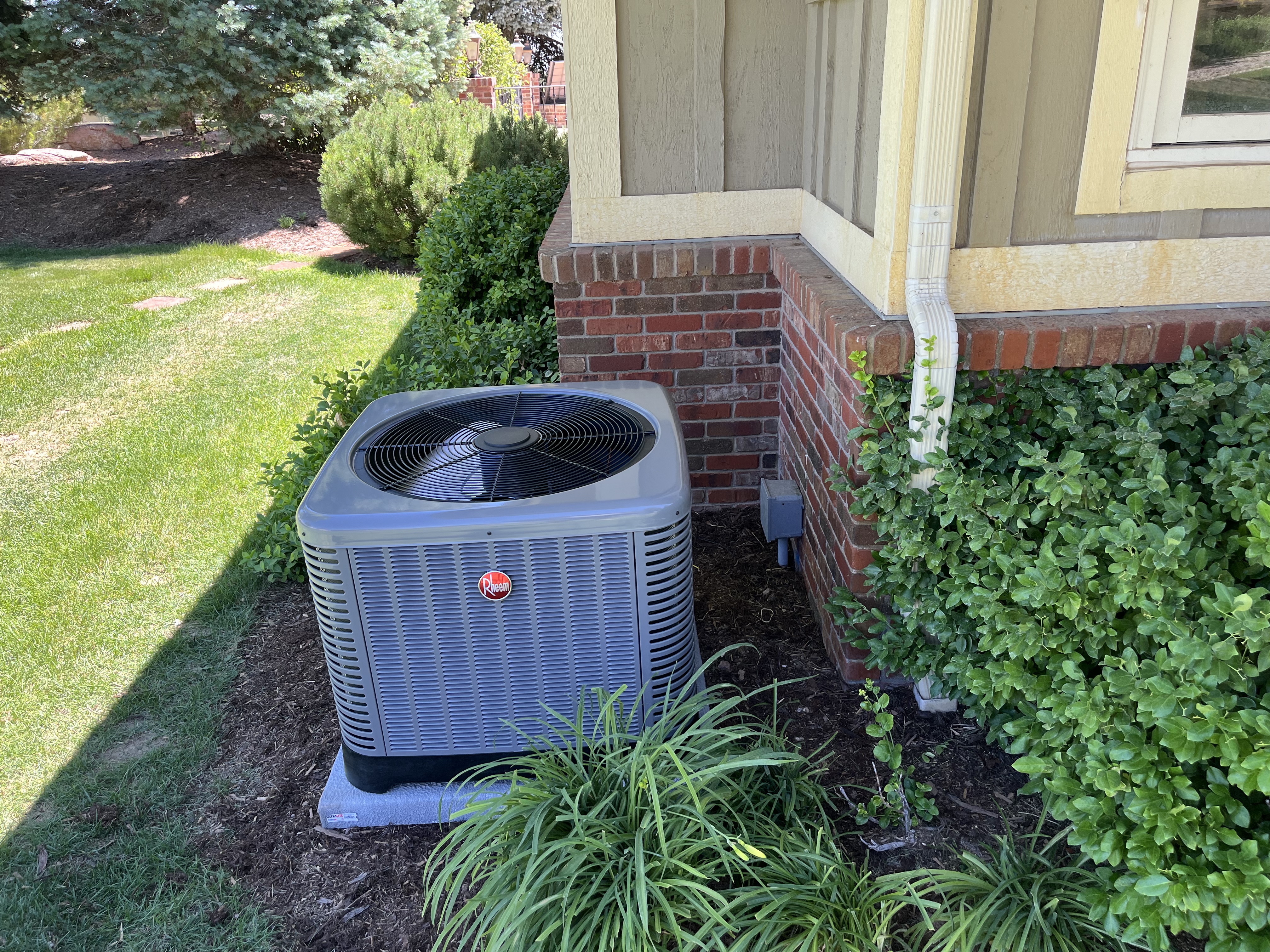 New Rheem A/C Condenser