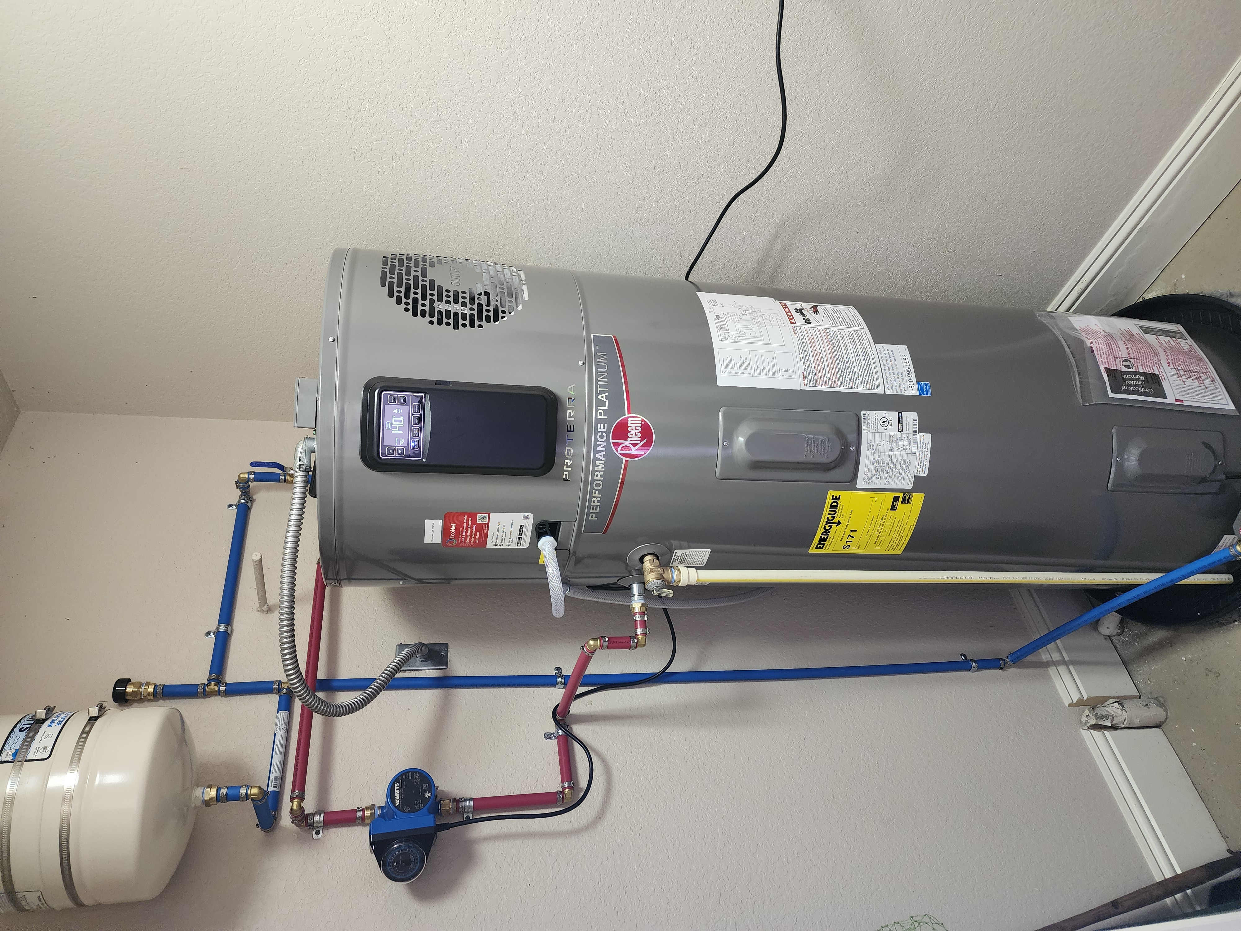 Rheem Hybrid Heat Pump 80 Gal