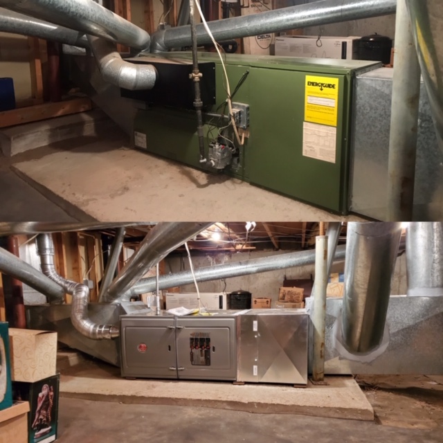 Replace 40 year old Rheem with new Rheem Furnace