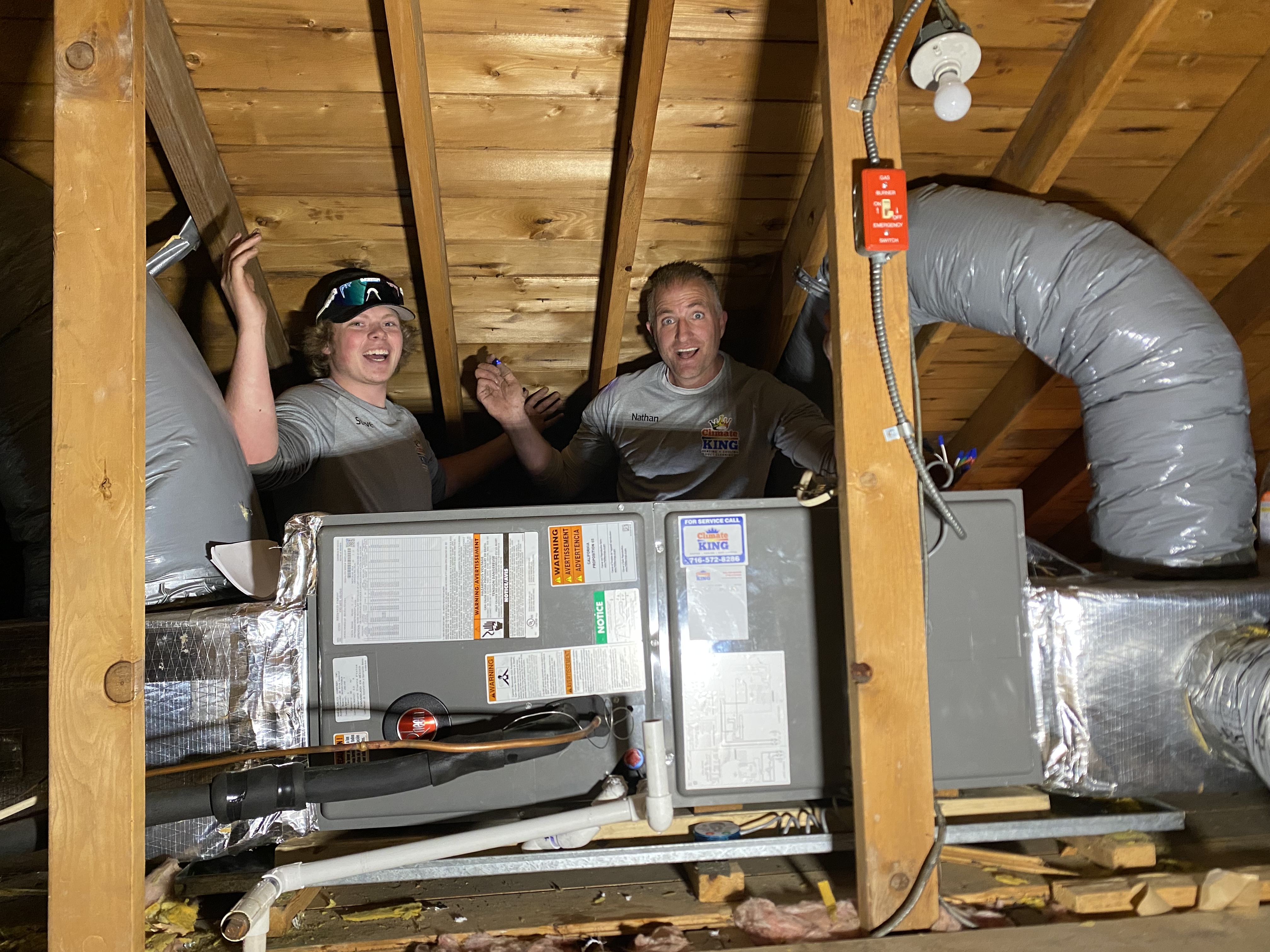 Rheem air handler install