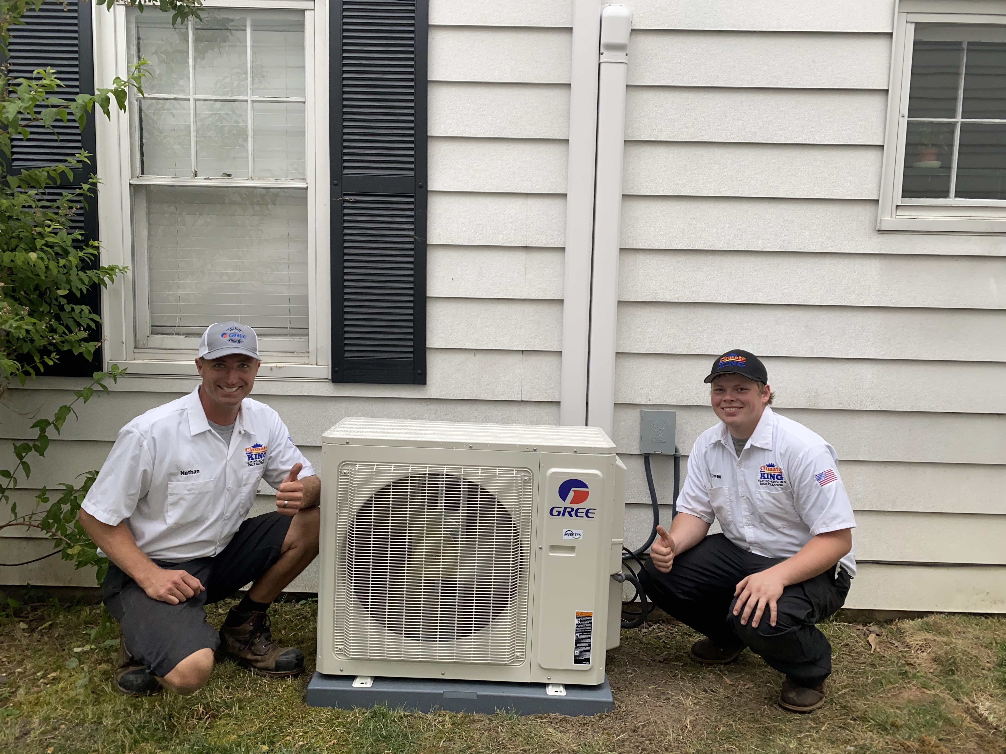 Gree heat pump install