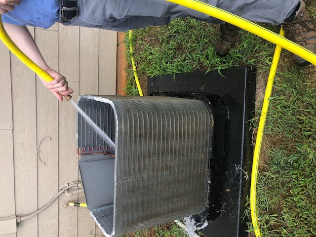 This is how your coils should be cleaned when serviced!