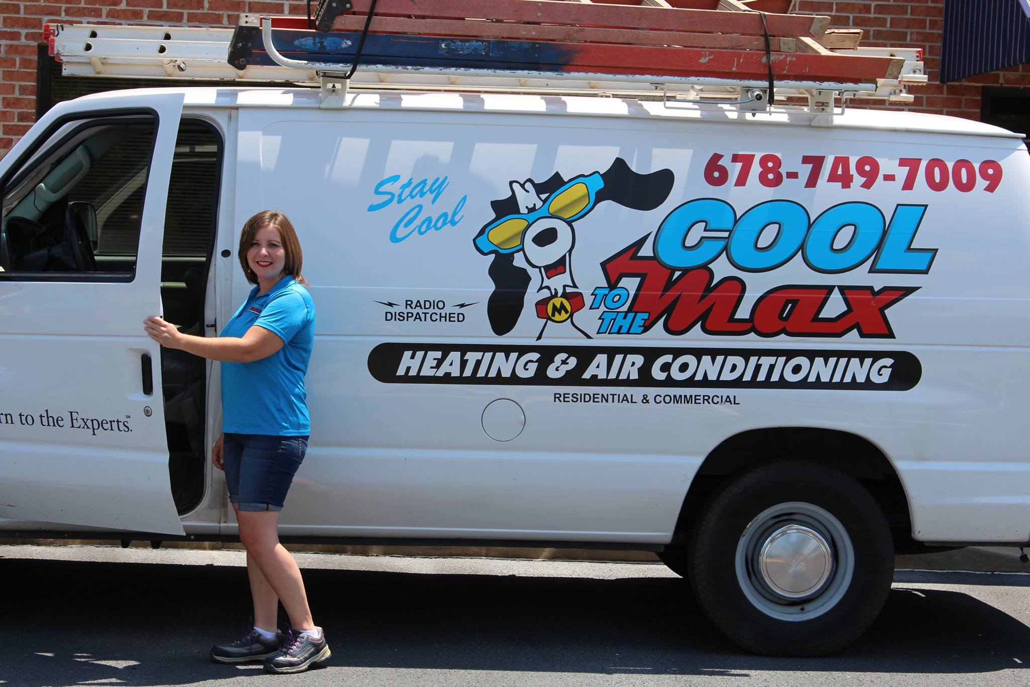 Emily, yes she is a female technician & she is fantastic!