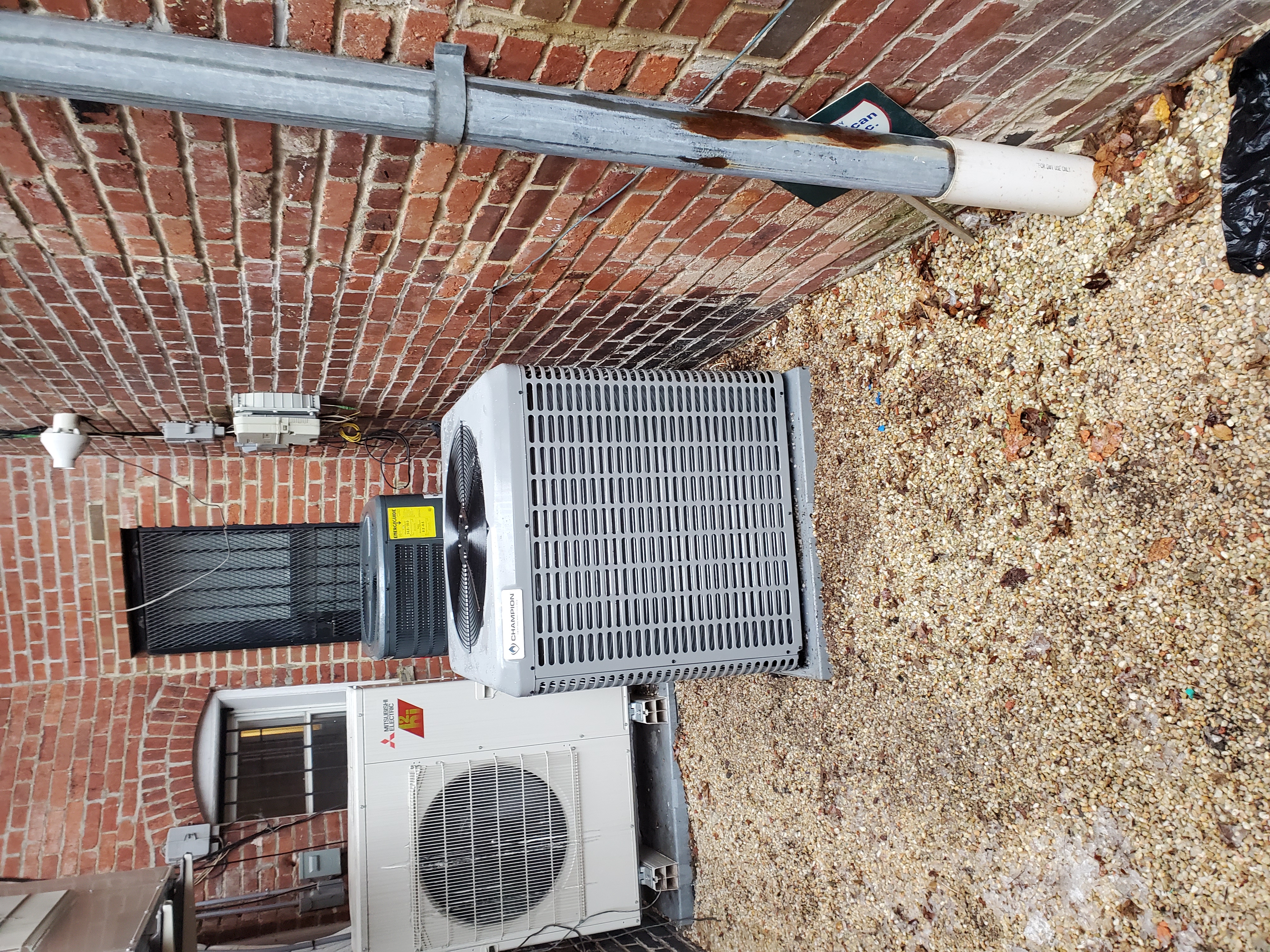 HVAC Technician, Matt J. installing a 17 SEER AC system and coil