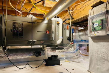 Hybrid system installed with zoning